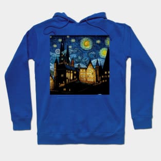 Starry Night Wizarding School Van Gogh Hoodie